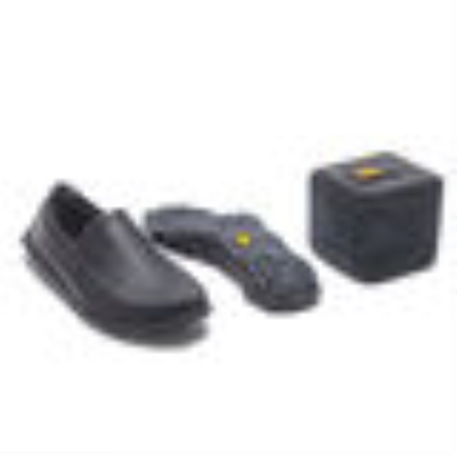One Quarter Leather Men Vibram Black